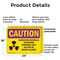 Signmission Radiation & Laser Sign, 18 in H x 24 in W, Plastic, Rectangle OS-2PACK-CR-P-1824-L-10211 - alternate 4